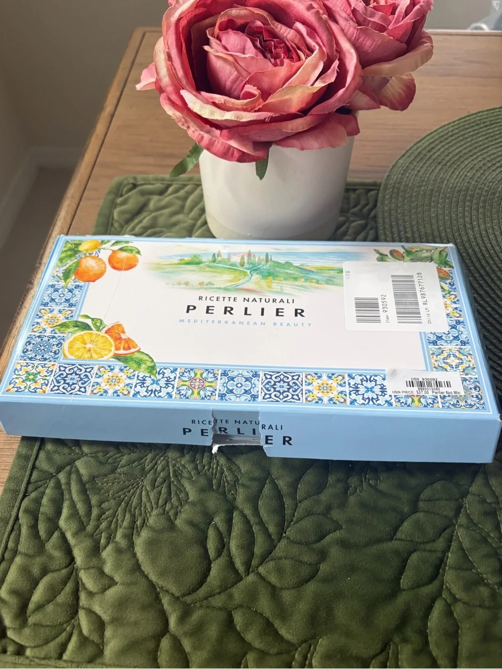 Perlier Mini Body Cream 8pc Set Mediterranean Beauty New Sealed Jars